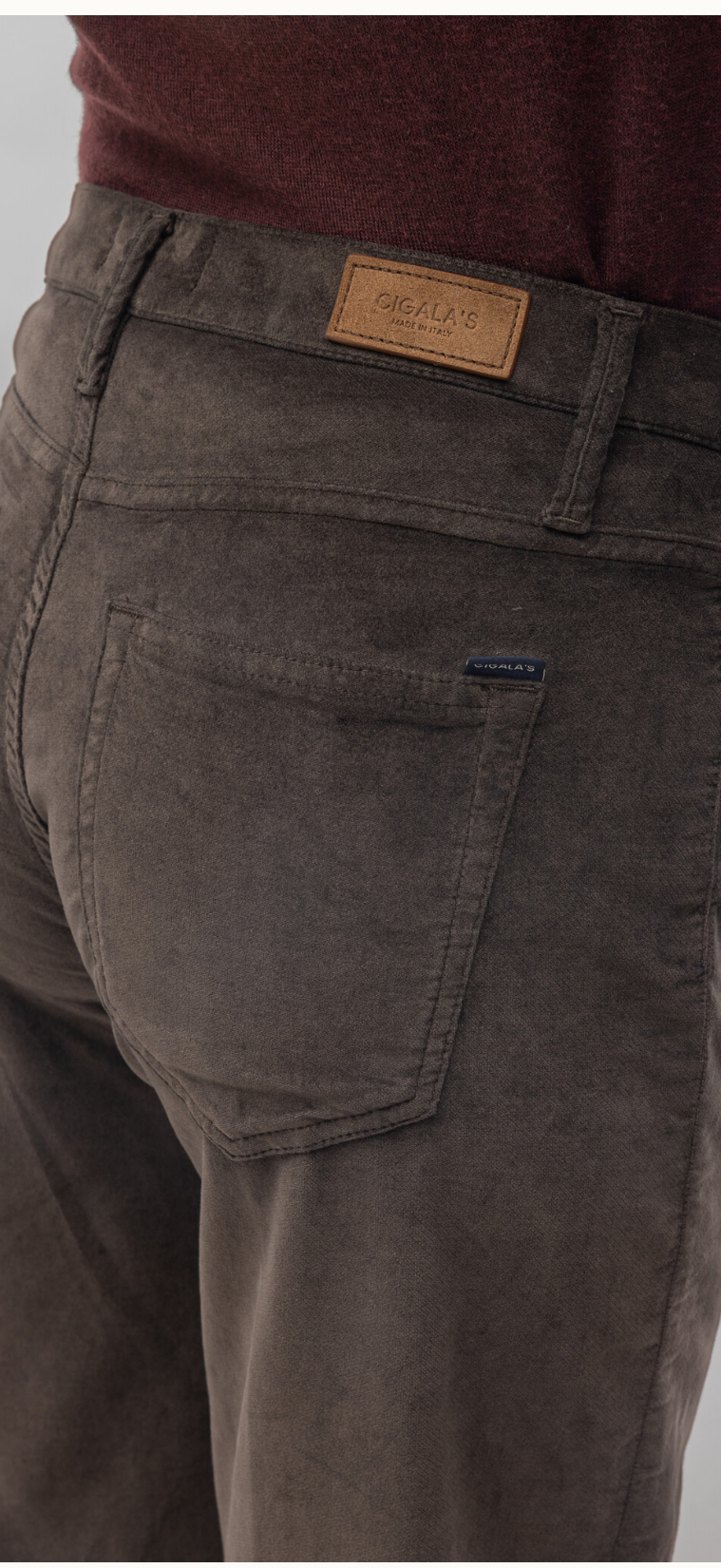 Pantalone cigala’s Essential Wide Leg 309 TVS30 Dyed
