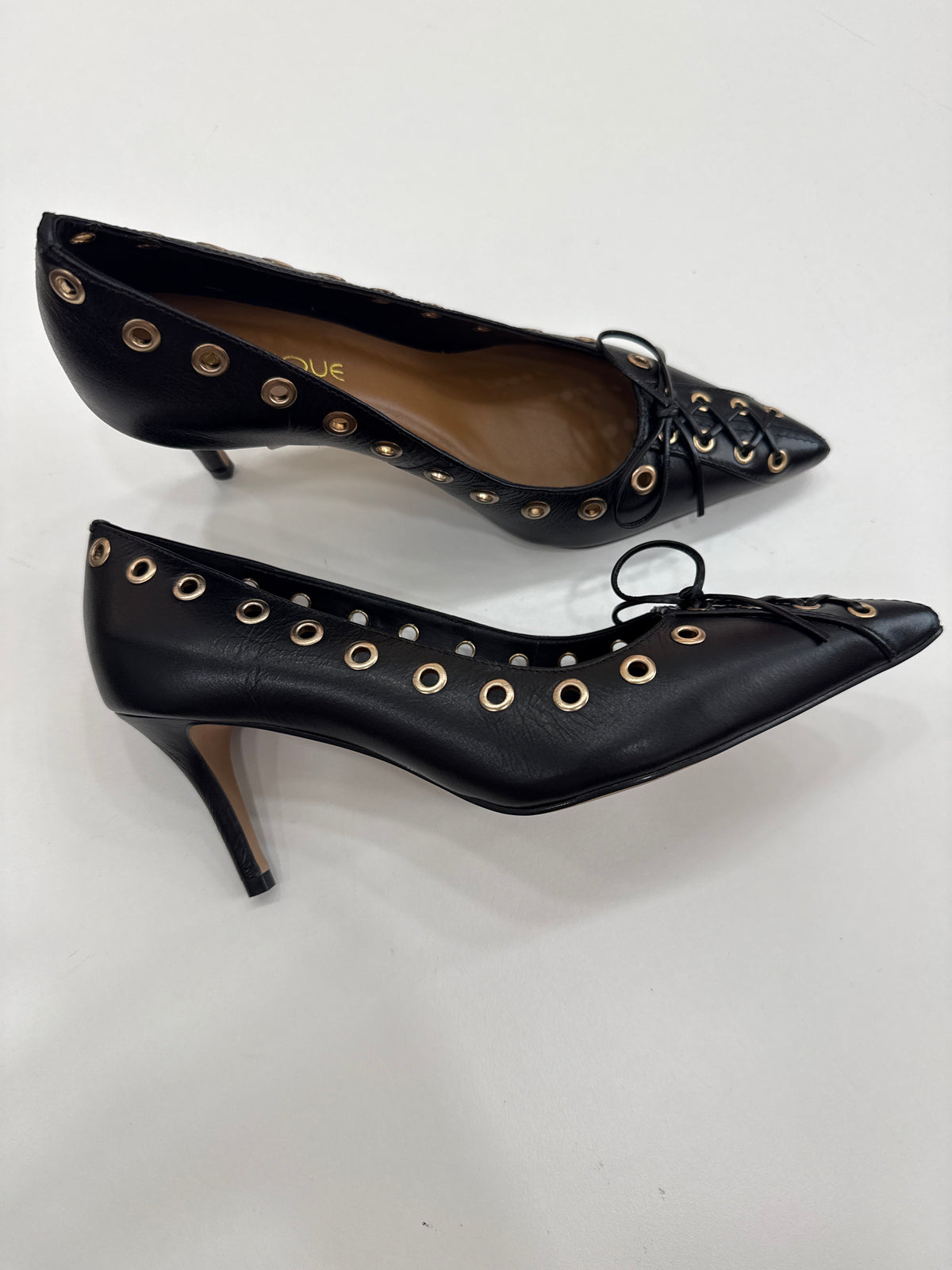 Scarpe tacco con borchie