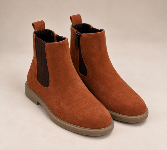 Stivaletto in camoscio
